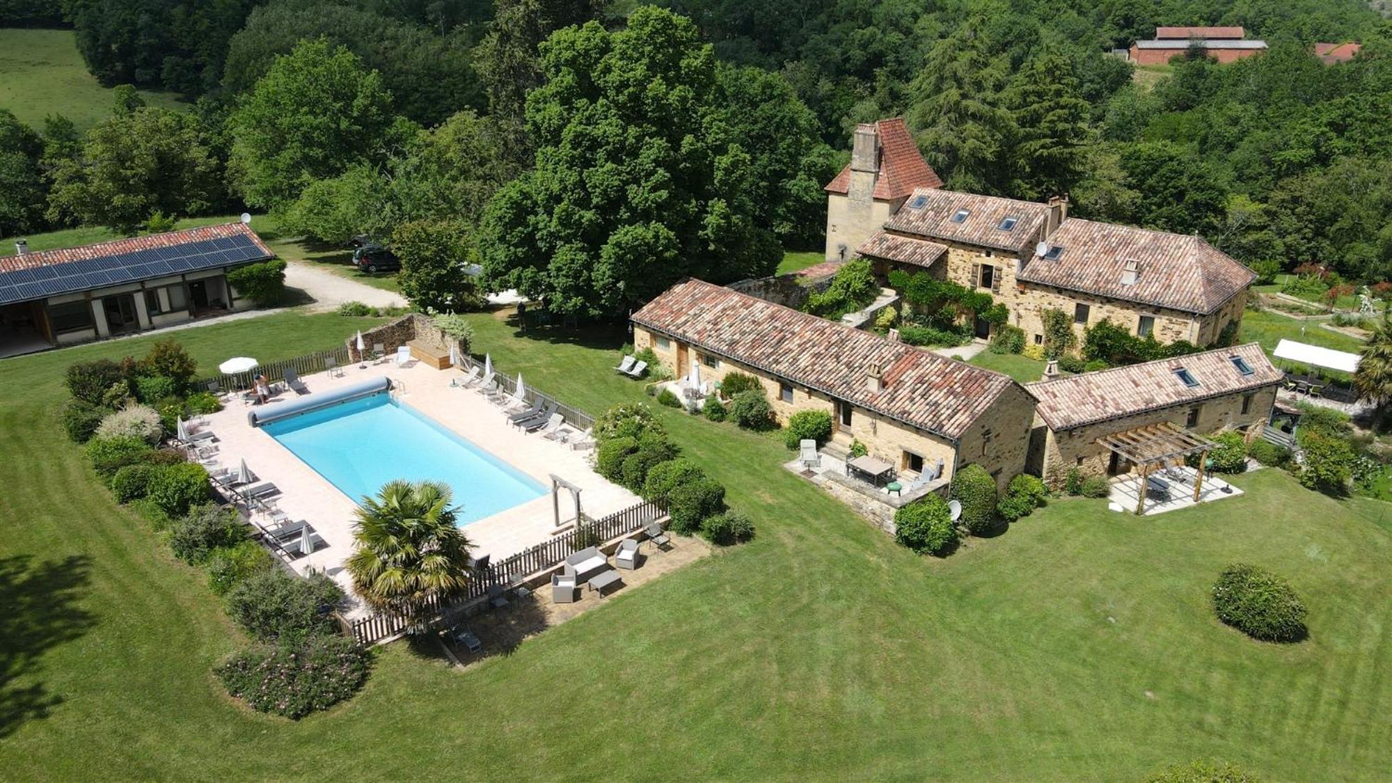 Domaine De Cournet Haut, A 17Th Century Property Set On A Calm, Idyllic Domain With Pool, Tennis, Bikes And More Les Vauries Exteriör bild