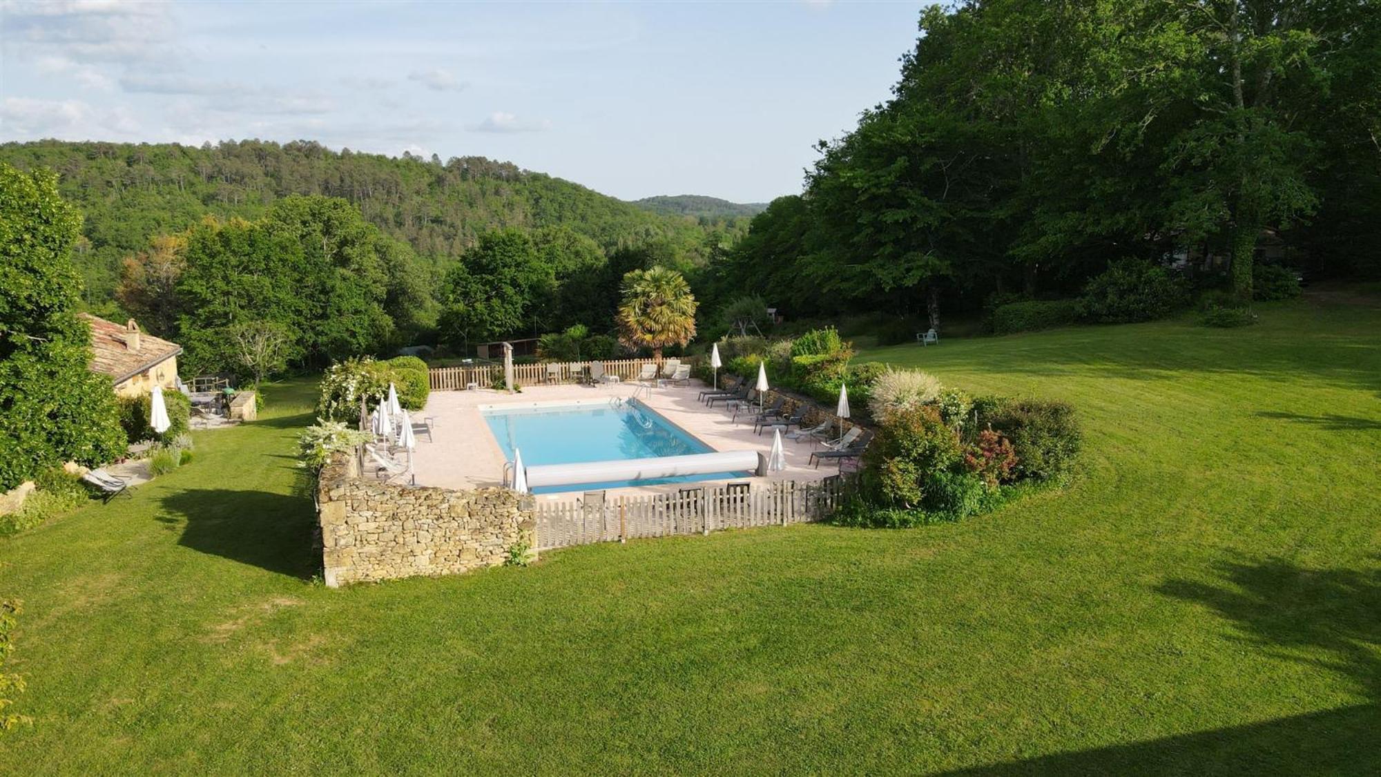 Domaine De Cournet Haut, A 17Th Century Property Set On A Calm, Idyllic Domain With Pool, Tennis, Bikes And More Les Vauries Exteriör bild